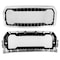 Spec-D Tuning 15-17 Ford F150 Front Mesh Grille w/ Rivet Mesh Chrm Rivet, HG-F15015SS HG-F15015SS - alternate 2